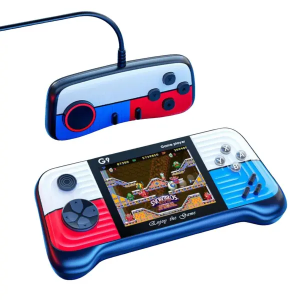 New G9 Portable Handheld Game Player Built-in 666 Game Console 3.0′ HD Screen TV Connection