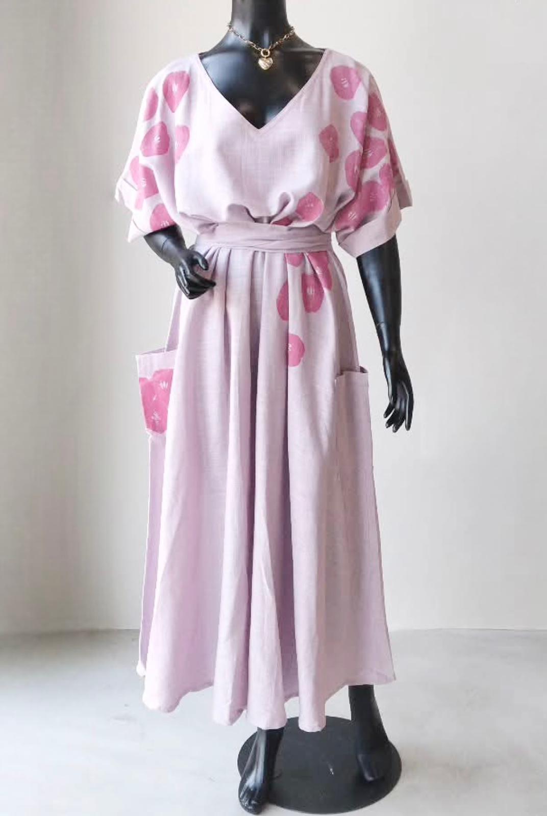 Pear Kimono Dress