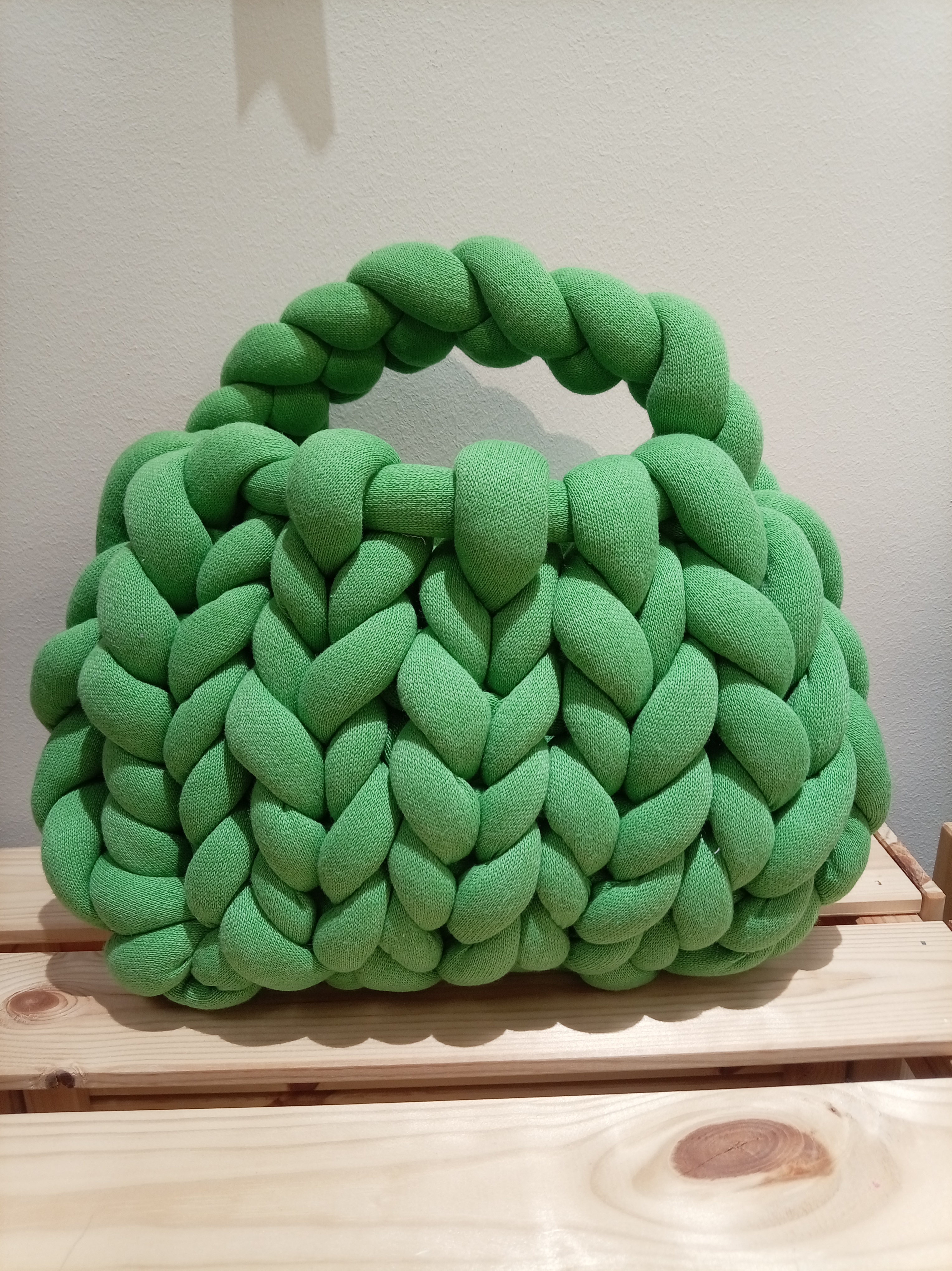 GREEN Handmade Chunky Bag