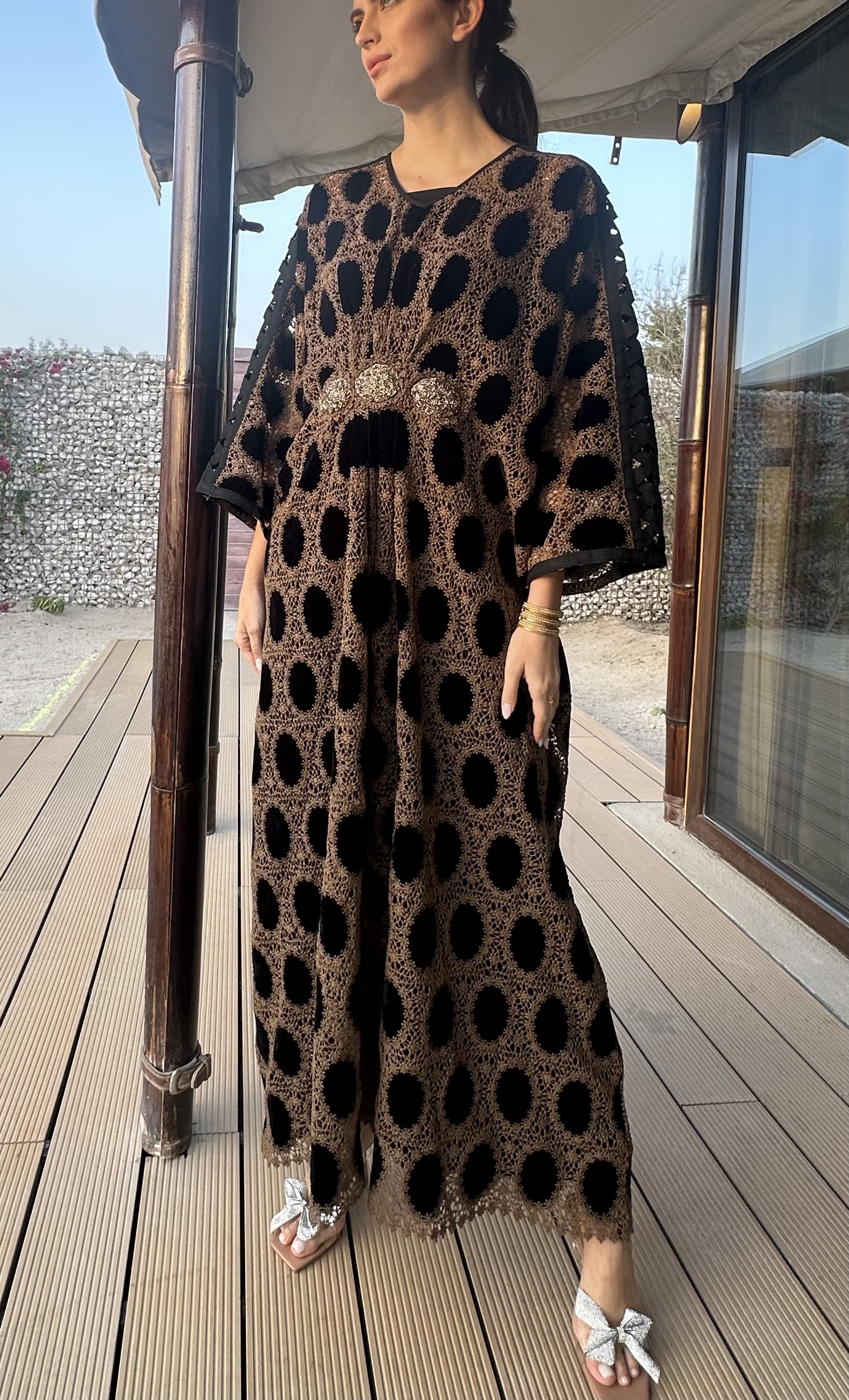 Perforated velvet 