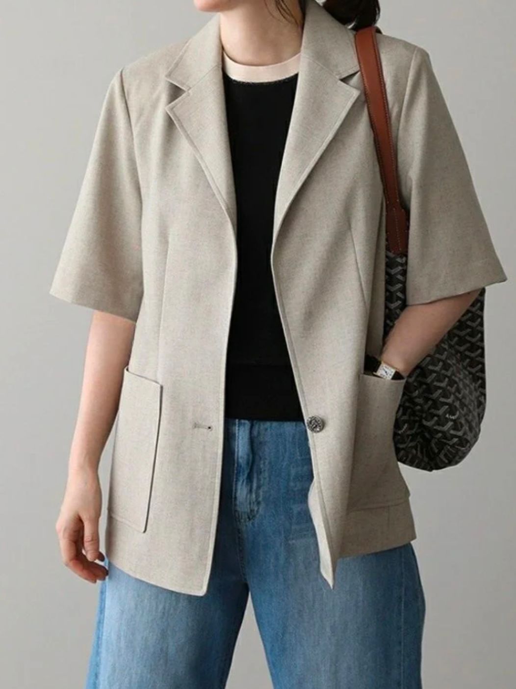 Casual Khaki Coat