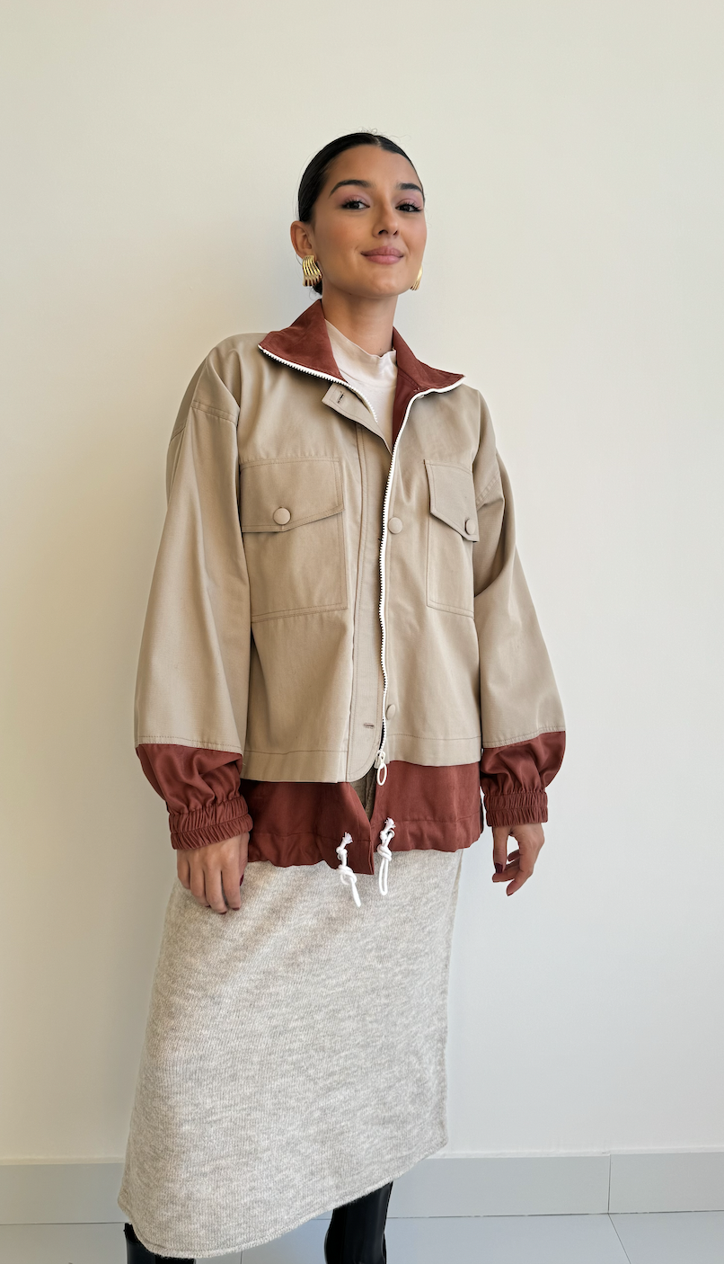 (BeigeBri ck) Jacket