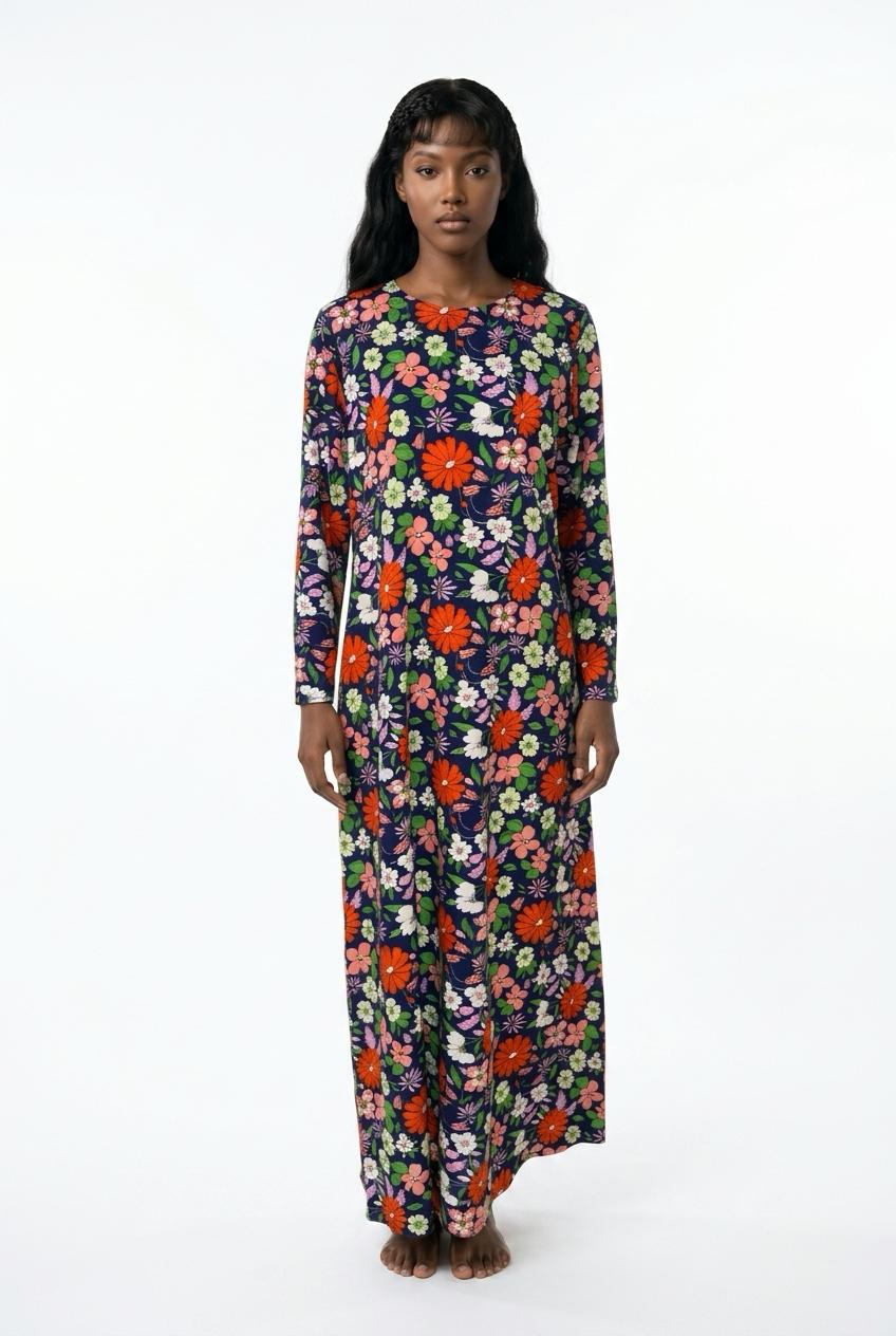 Azure Bloom Dress
