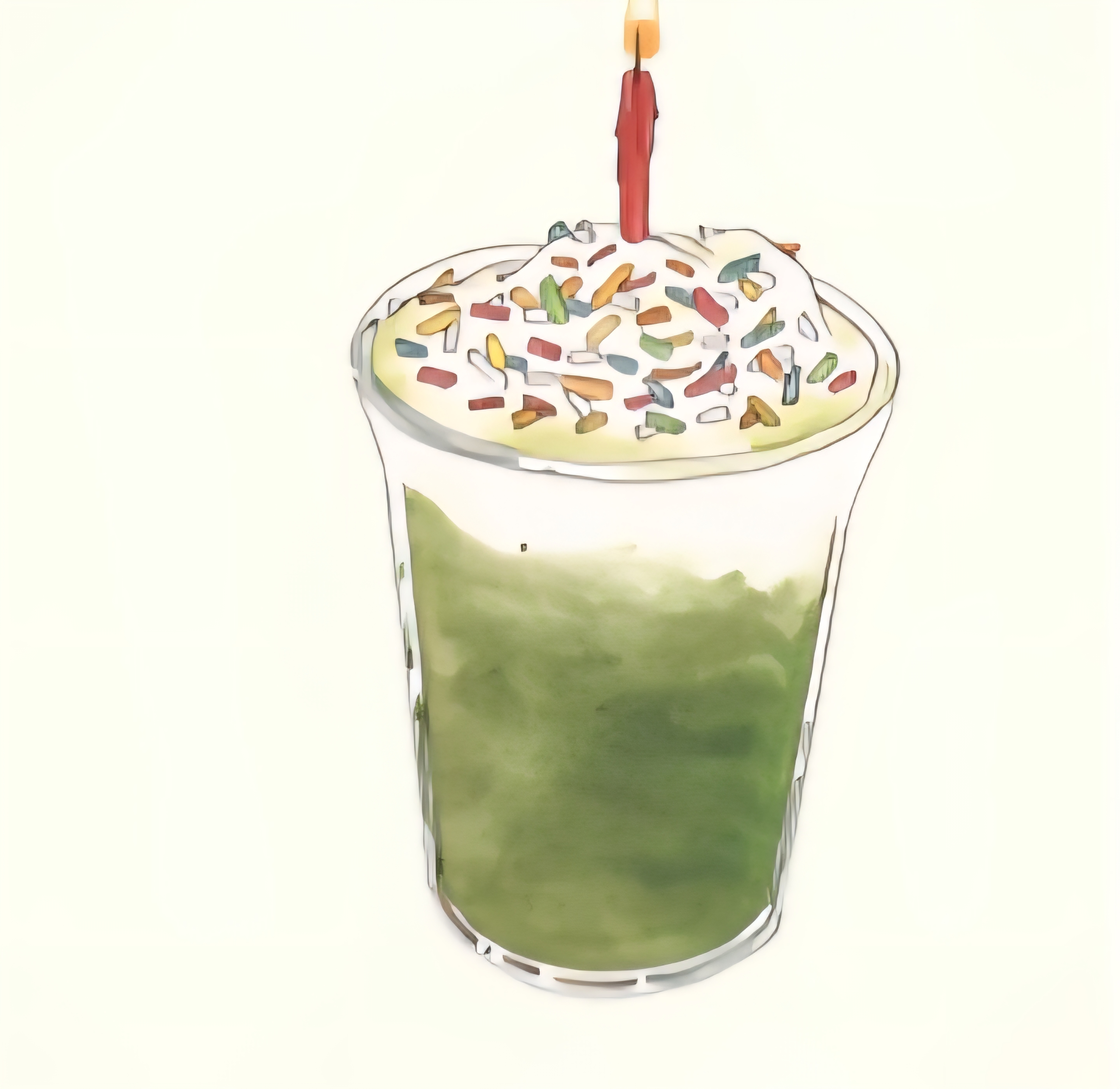 1L Birthday Cake Matcha Latte