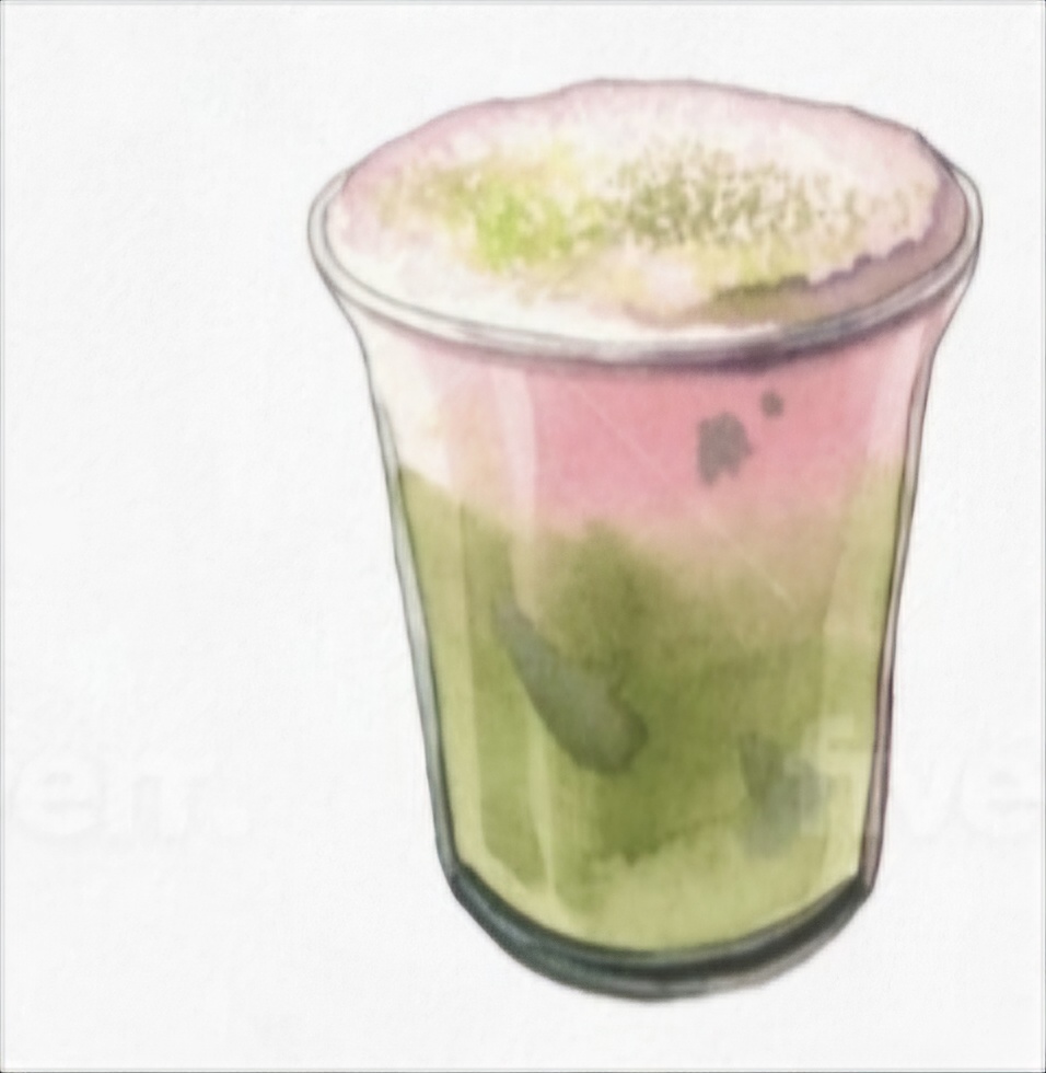 1L Rose Matcha Latte