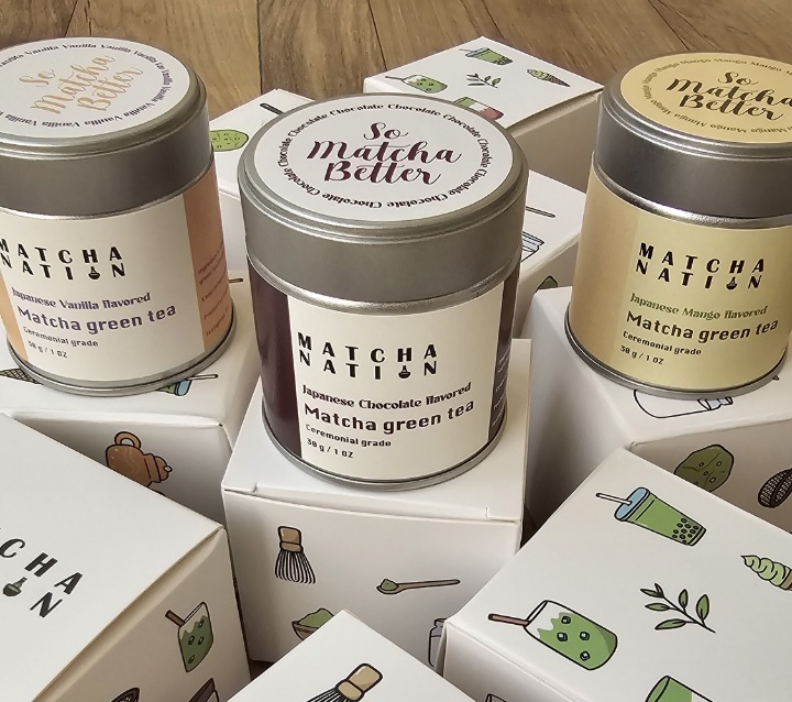 3 Matcha Flavors (Vanilla, Mango, Chocolate)