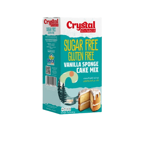 خليط كيك الفانيليا خالي من السكر و الجلوتين 300جم