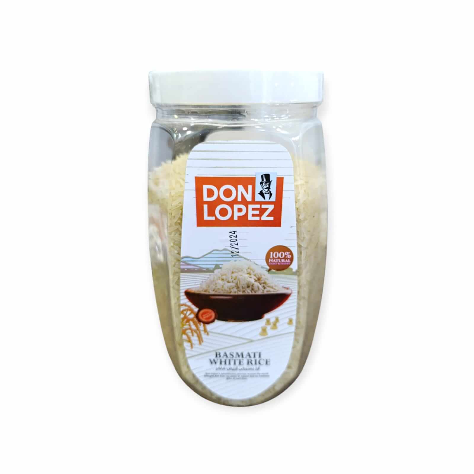 ارز بسمتي أبيض فاخر دون لوبيز 1ك