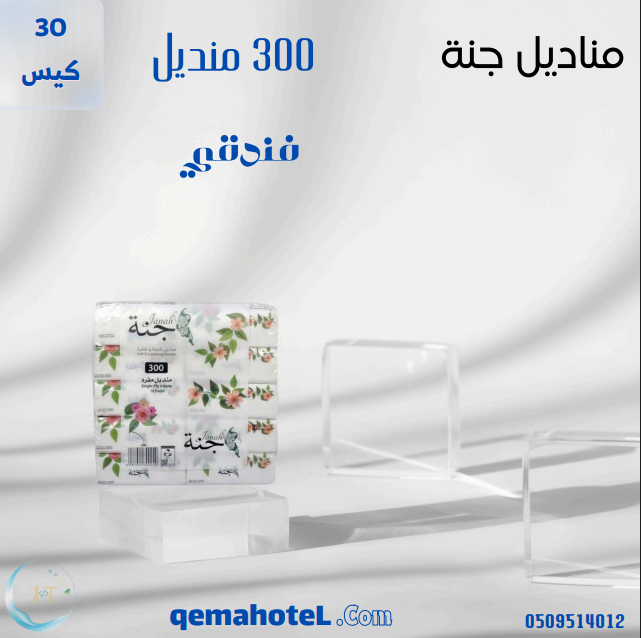 مناديل جنة 300 منديل - 30 علبة