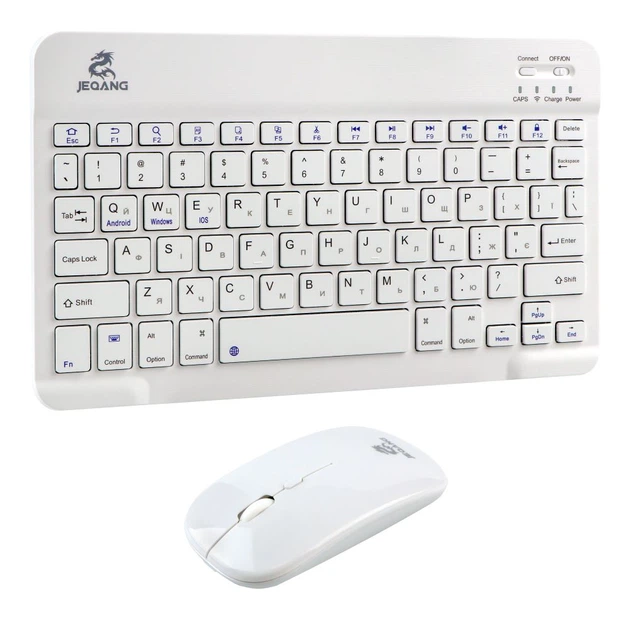 KIT TECLADO Y MOUSE QEQANG JB-350 BLANCO