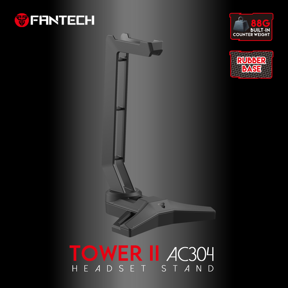 TOWER II AC304 HEADSET STAND BLACK