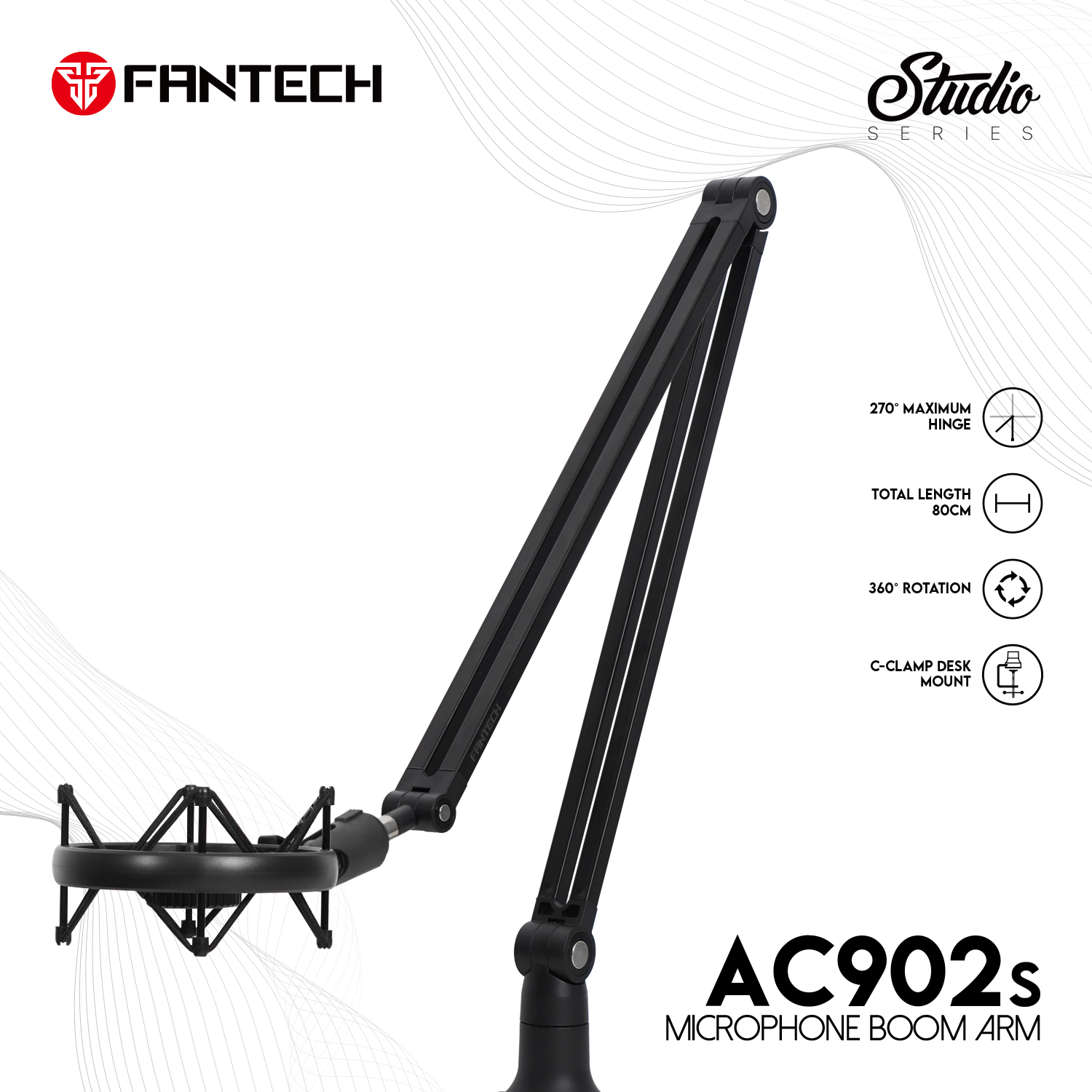 AC902 MICROPHONE BOOM ARM