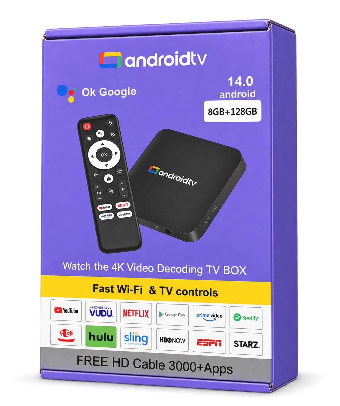 Android TV Box — Android 14
