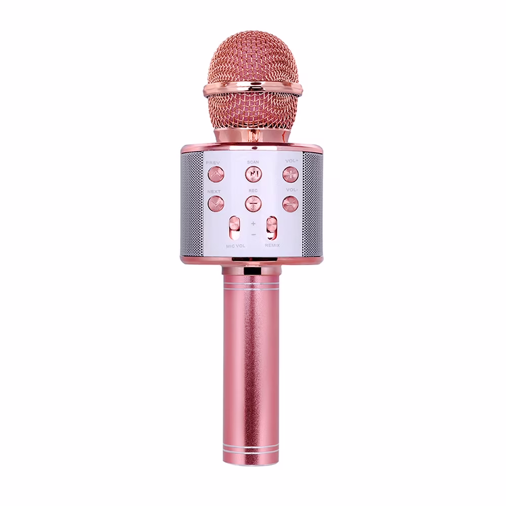 Professional Bluetooth Wireless Microphone Karaoke, Speaker KTV Music Player Singing Recorder Handhe
