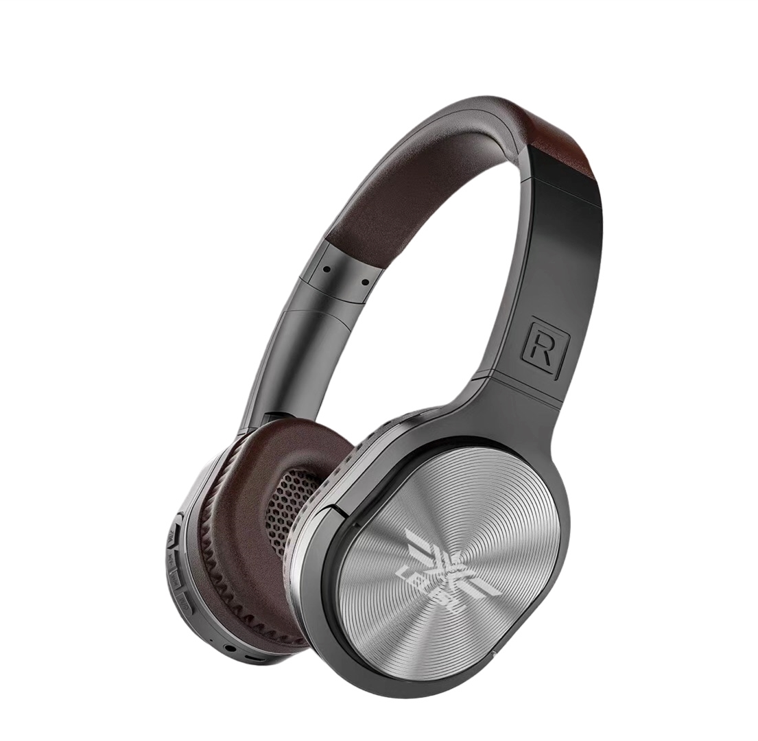 LS-202 Wireless Bluetooth Headphone With Microphone On-Ear Headset Stereo Sound Earphones Sports Gam