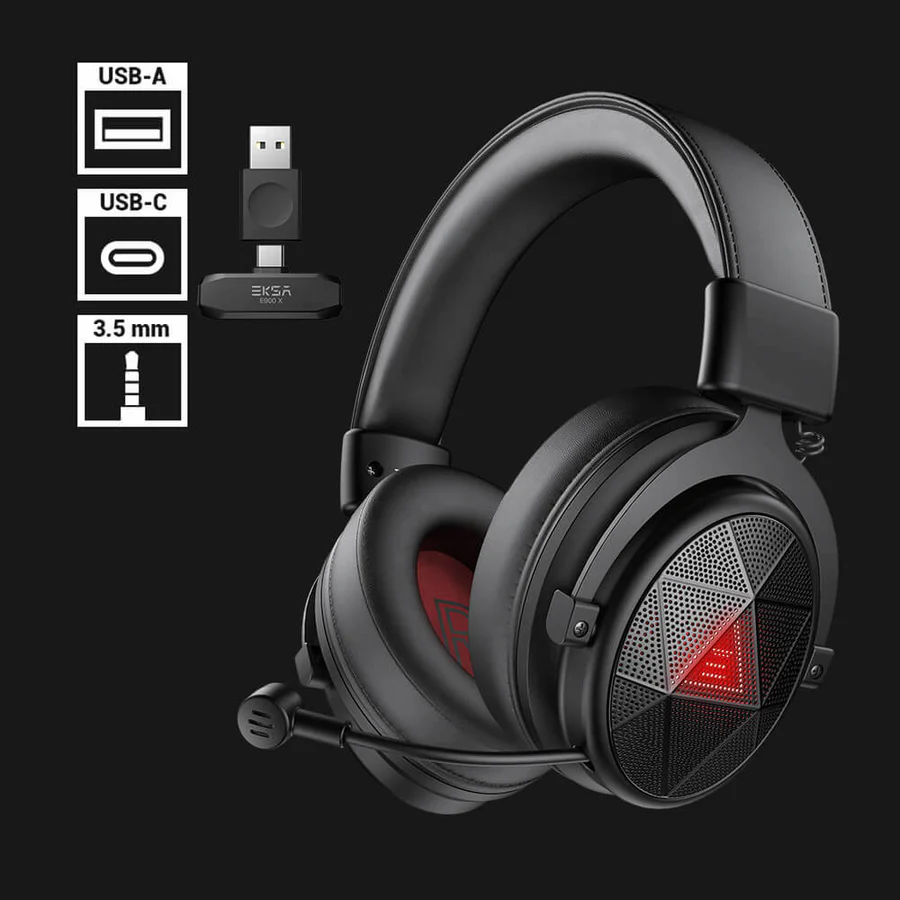 EKSA E900 X 5.8 GHz Ultra Low-Latency Wireless Gaming Headset