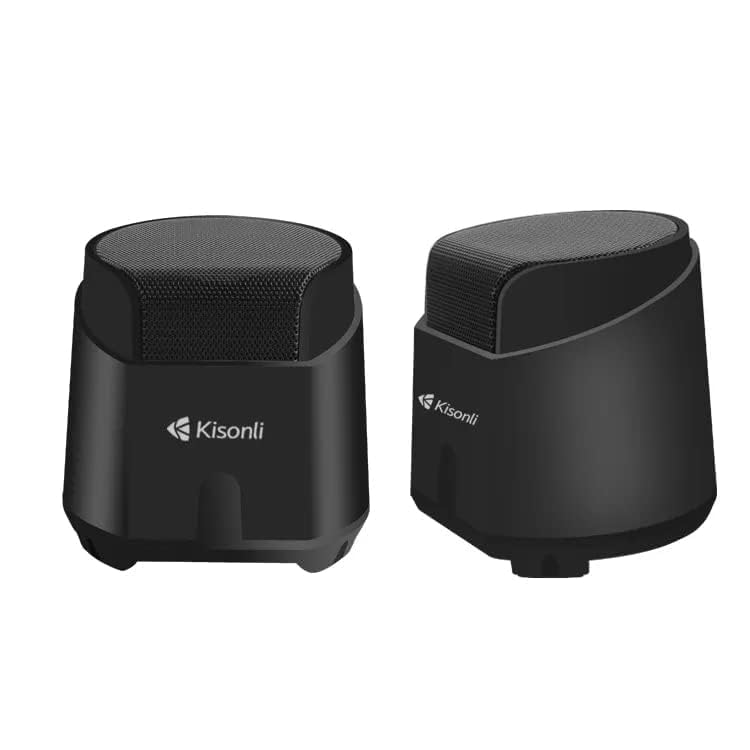 Kisonli K500 Mini Speaker Multimedia Subwoofer USB 2 0 Input For Computer – Black