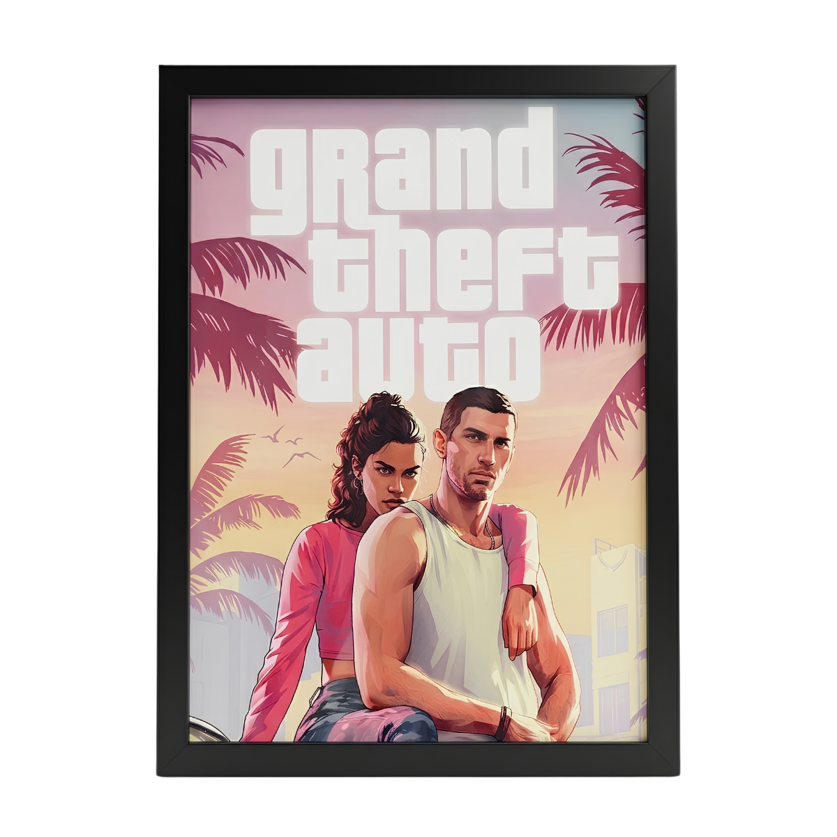 لوحة جدارية GTA VI عاليه الجودة