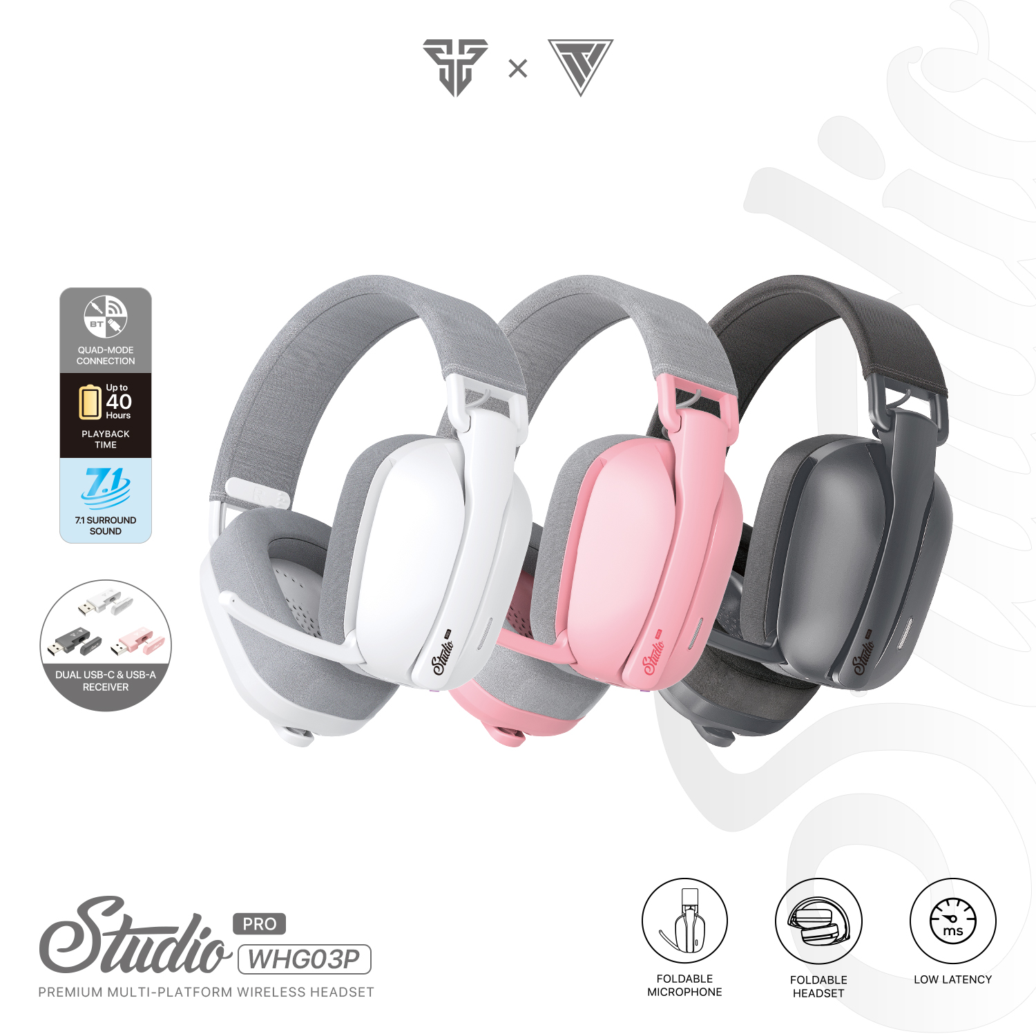 Fantech Wireless Headphone WHG03P