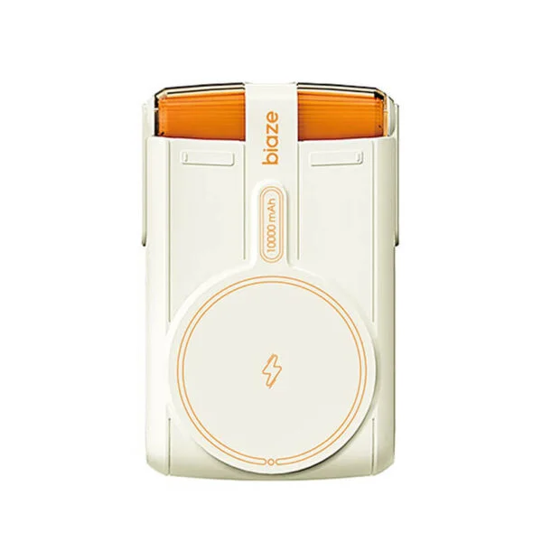 بور بانك لا سلكي BIAZE Mobie Magsafe 2-in-1 20W Fast Wireless Charger Power Bank 10000mAh YD33
