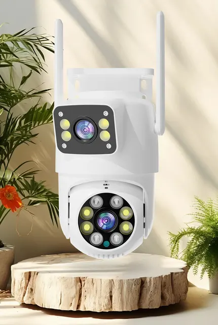 🔒 كاميرا CareCam Pro Dual Lens – أمان ذكي بزاويتين رؤية