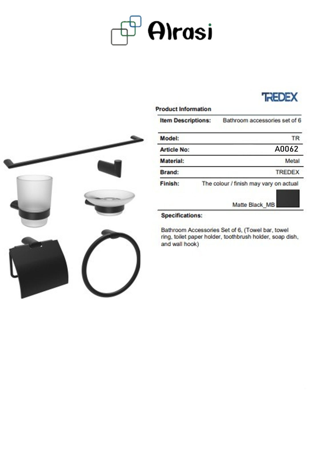 A0062 As per product information