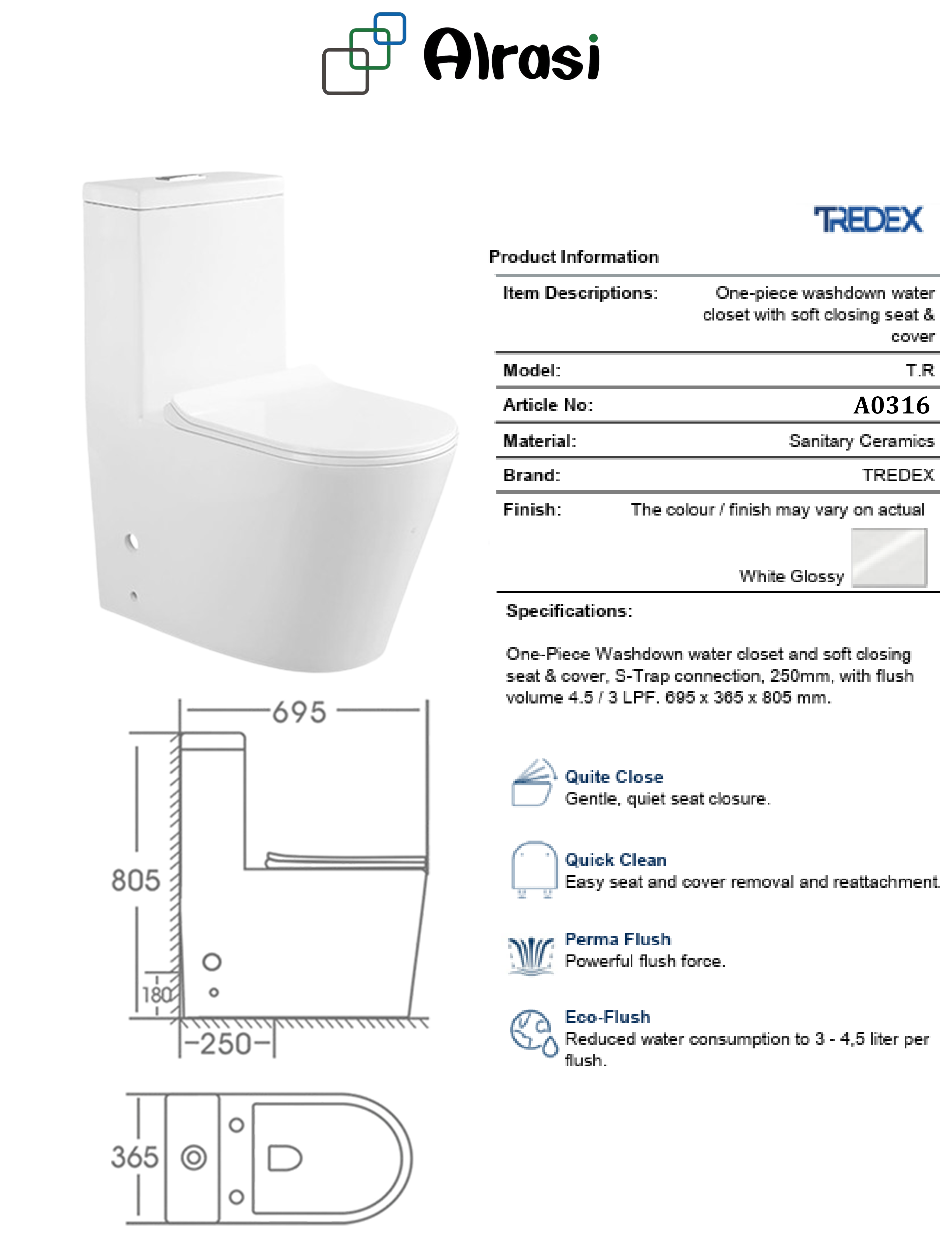 A0316 As per product information