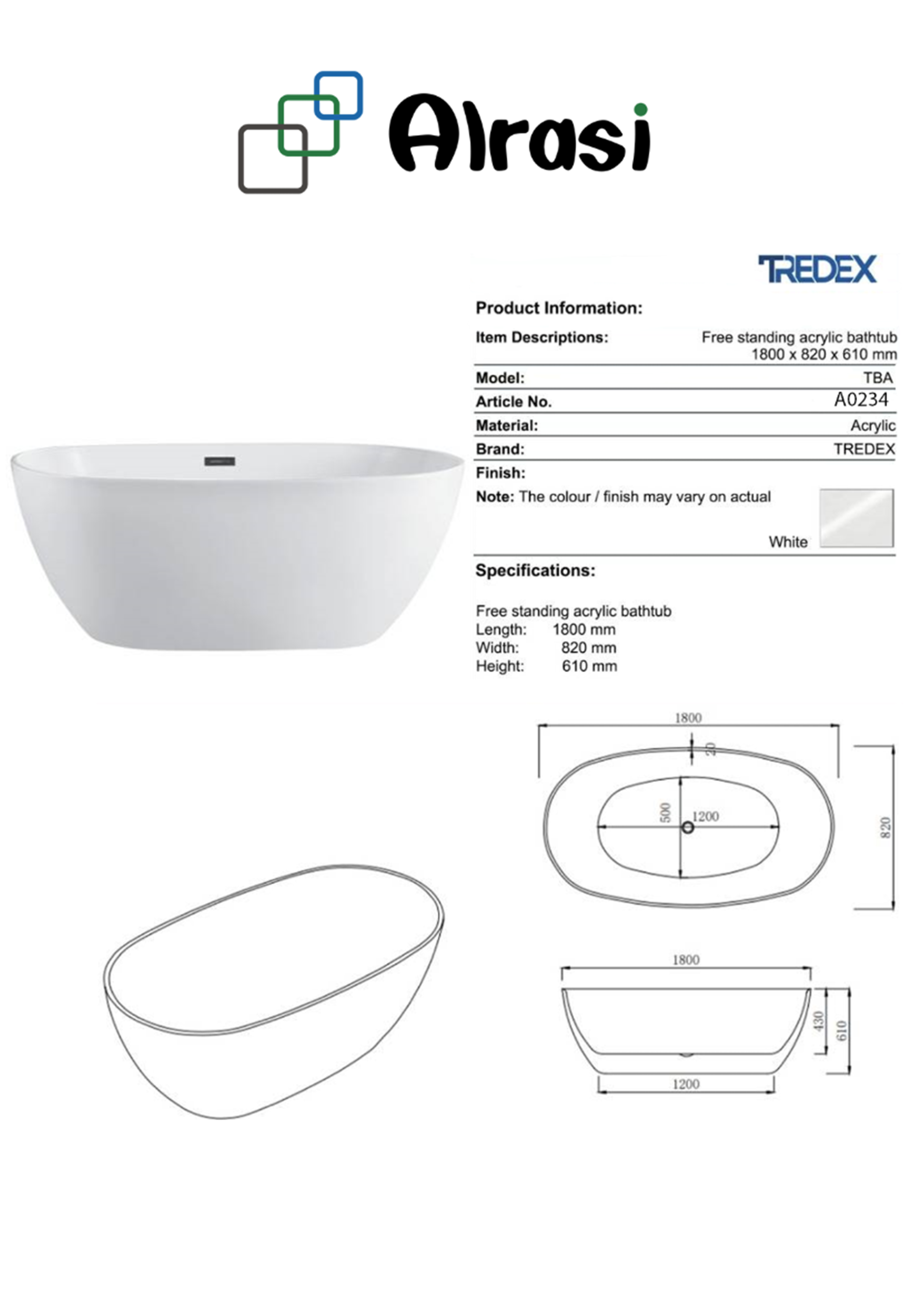 A0234 As per product information