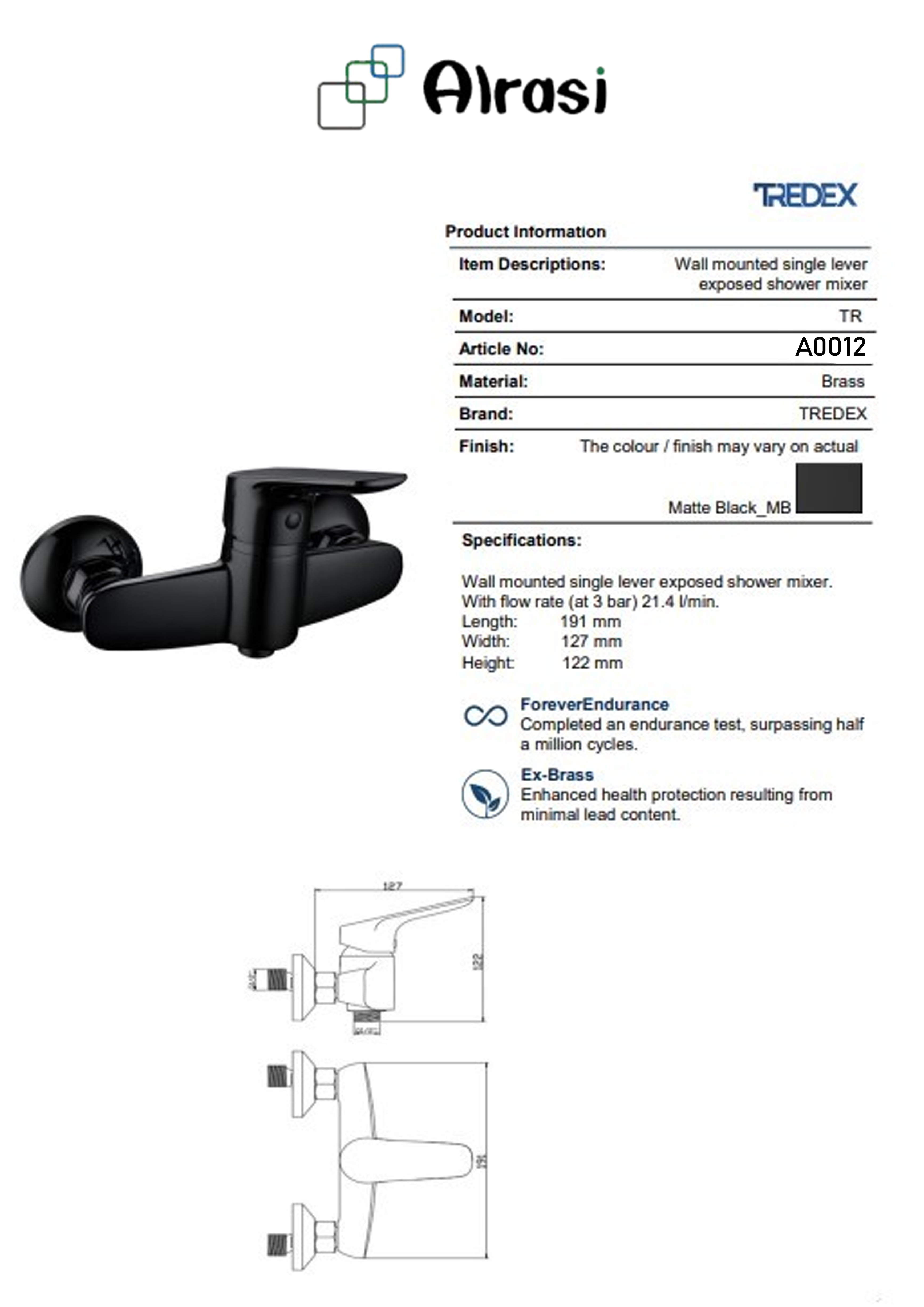 A0012 As per product information