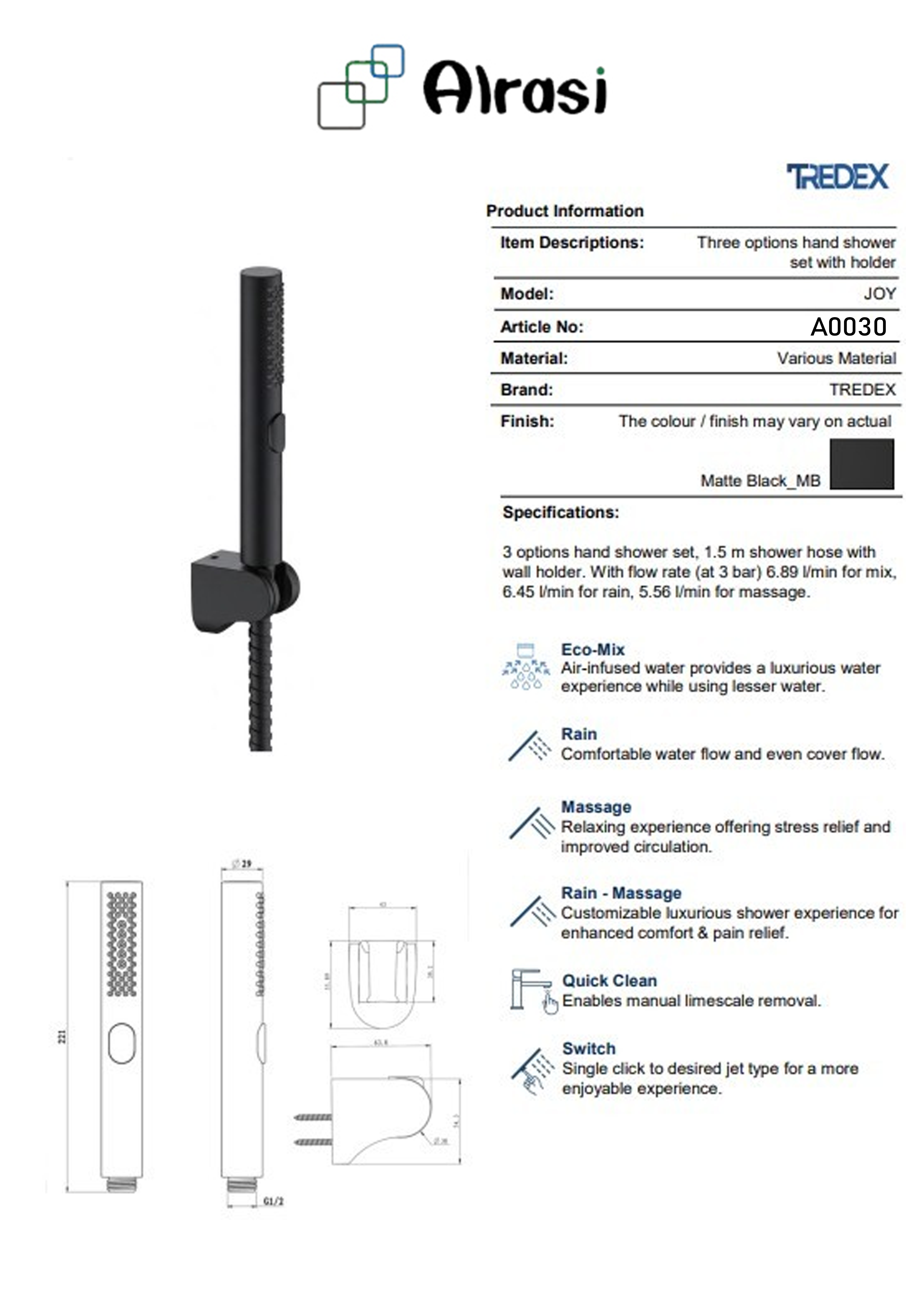 A0030 As per product information