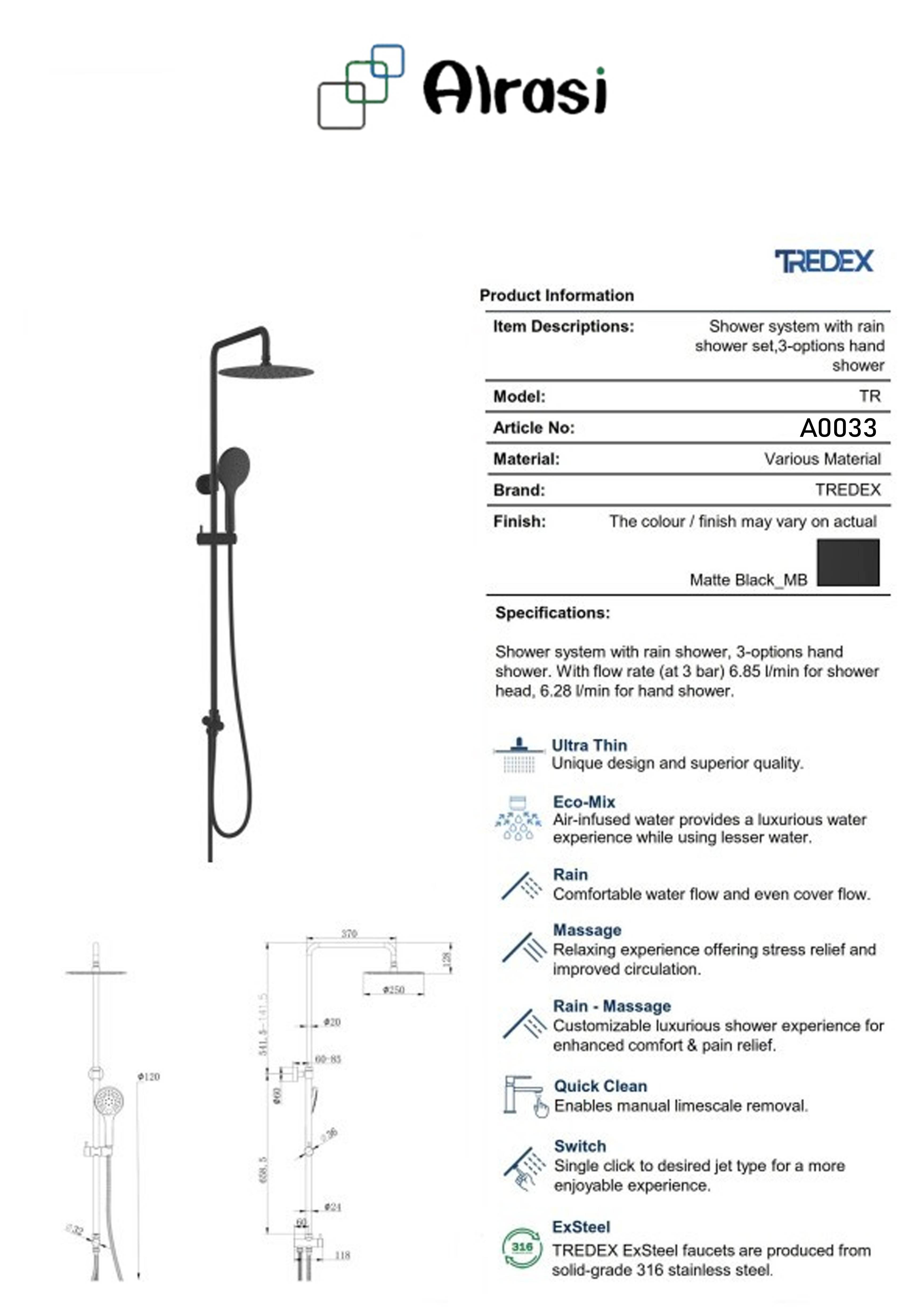 A0033 As per product information