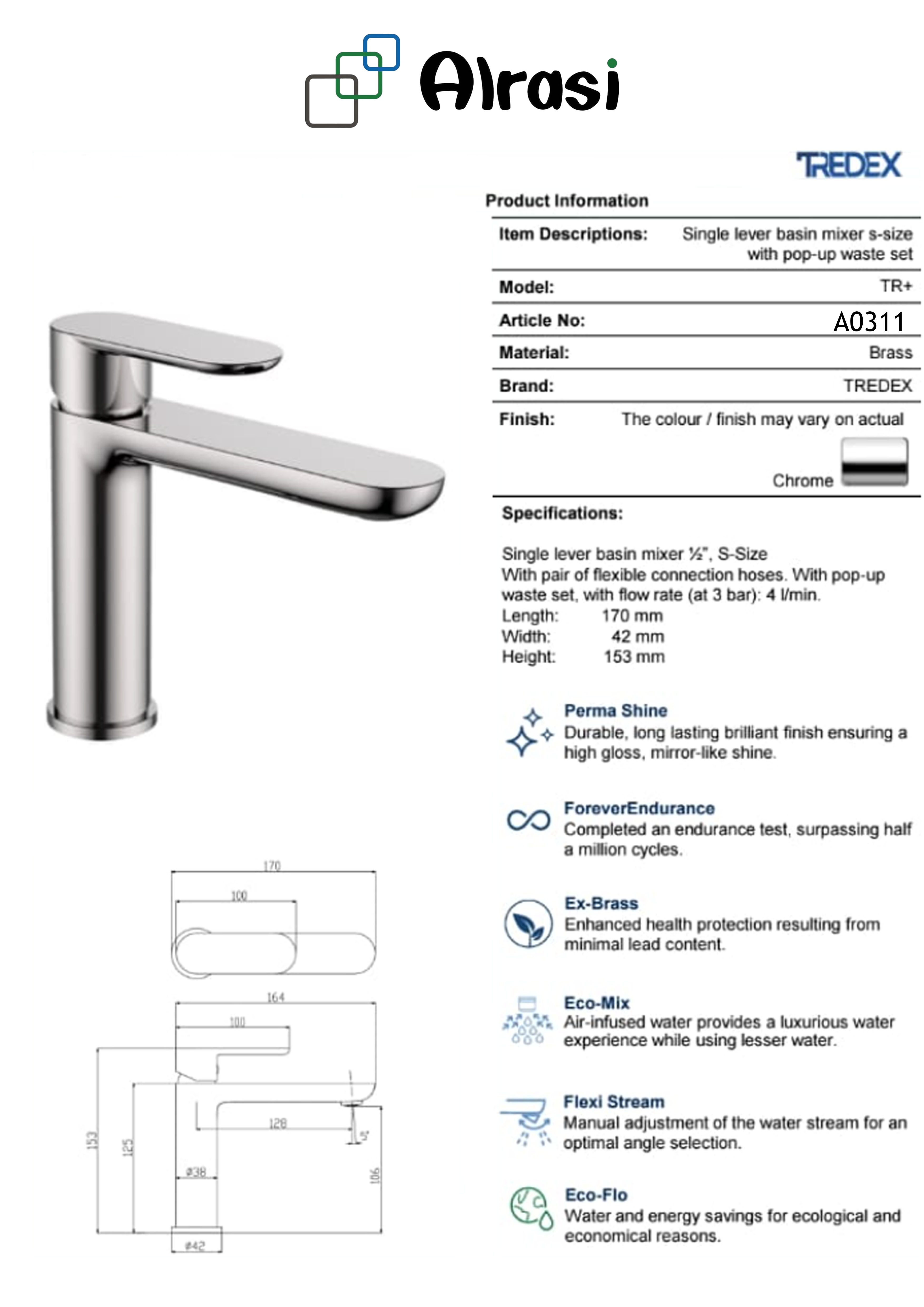 A0311 BDS As per product information