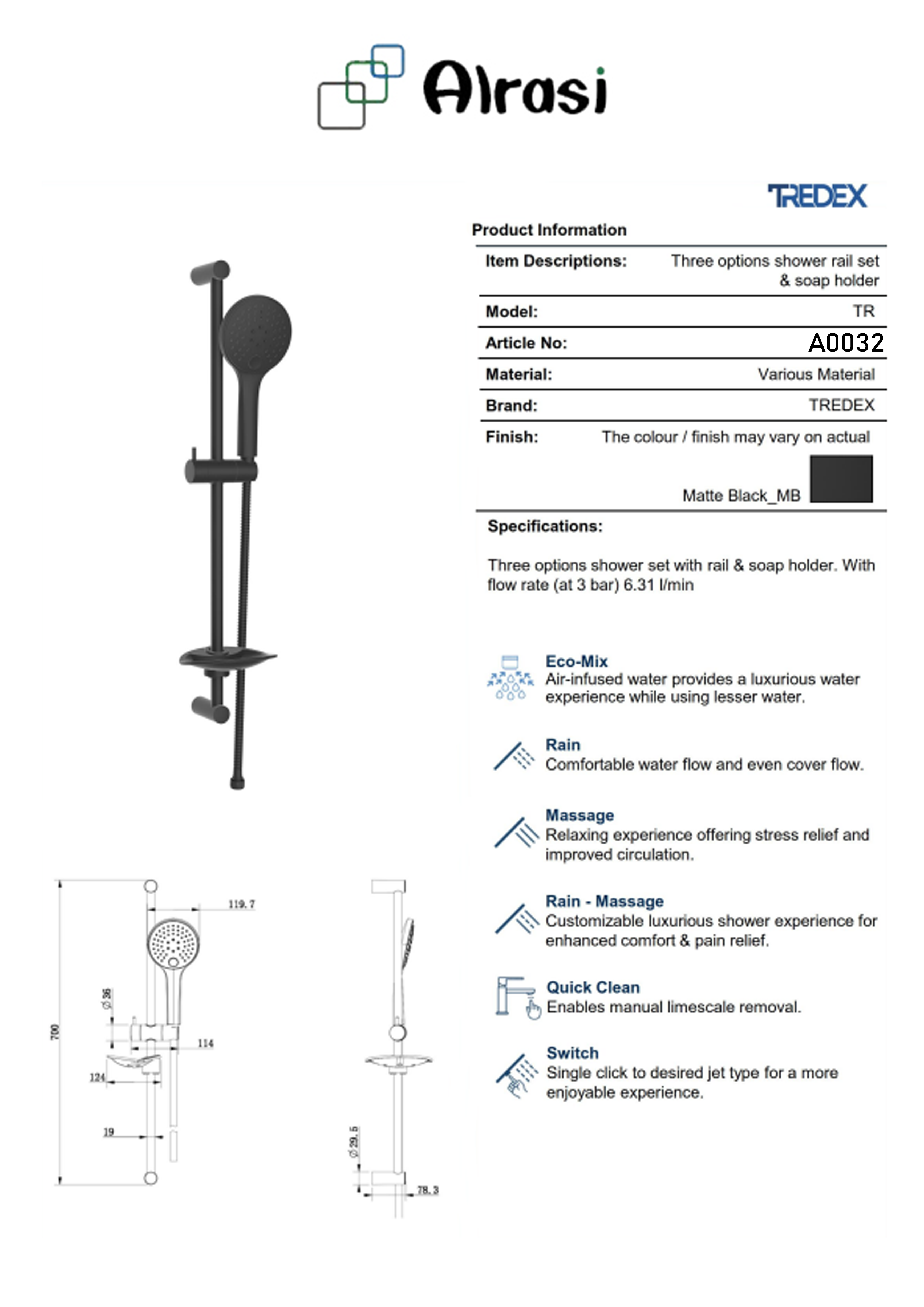 A0032 As per product information