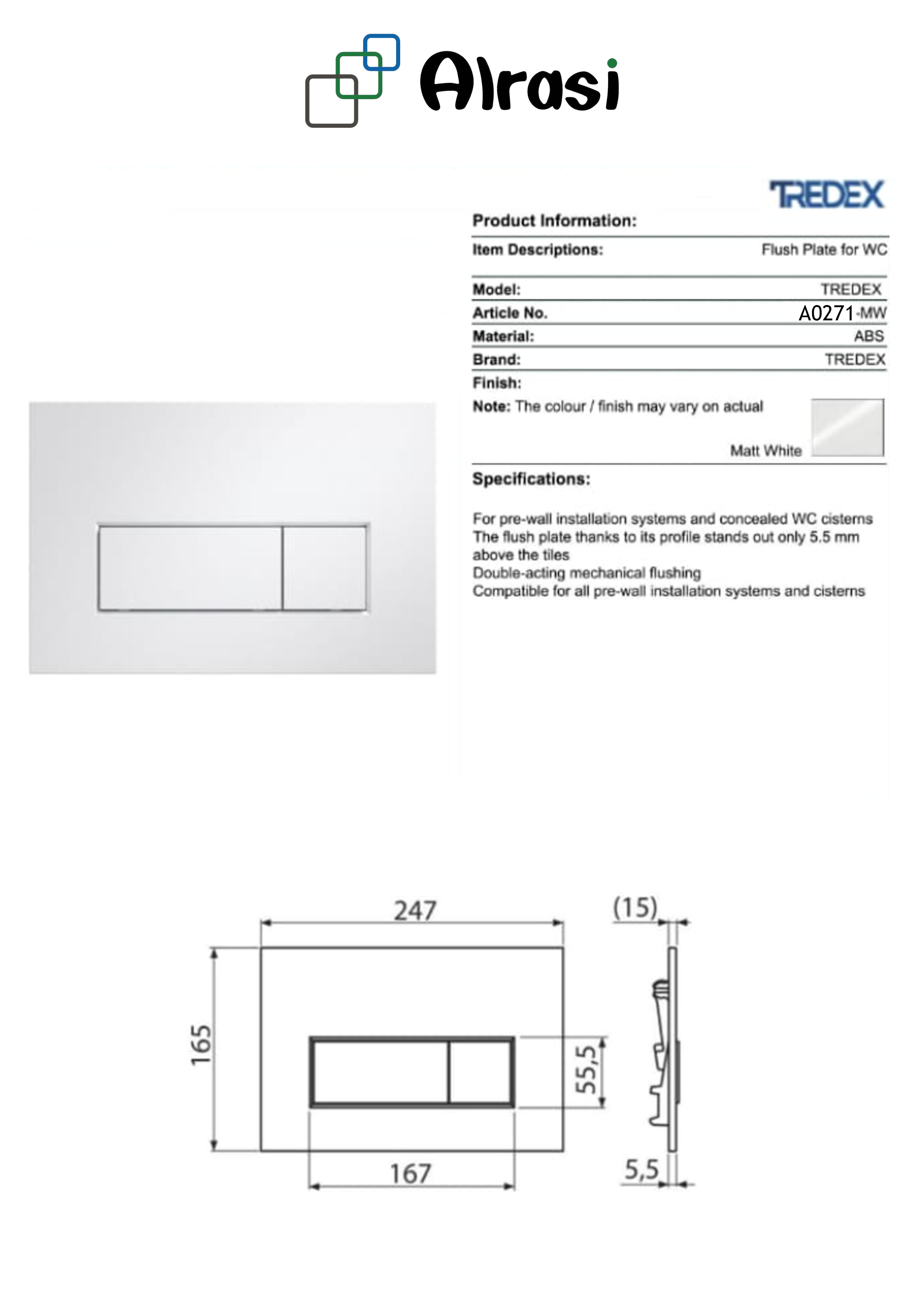 A0271 MW As per product information