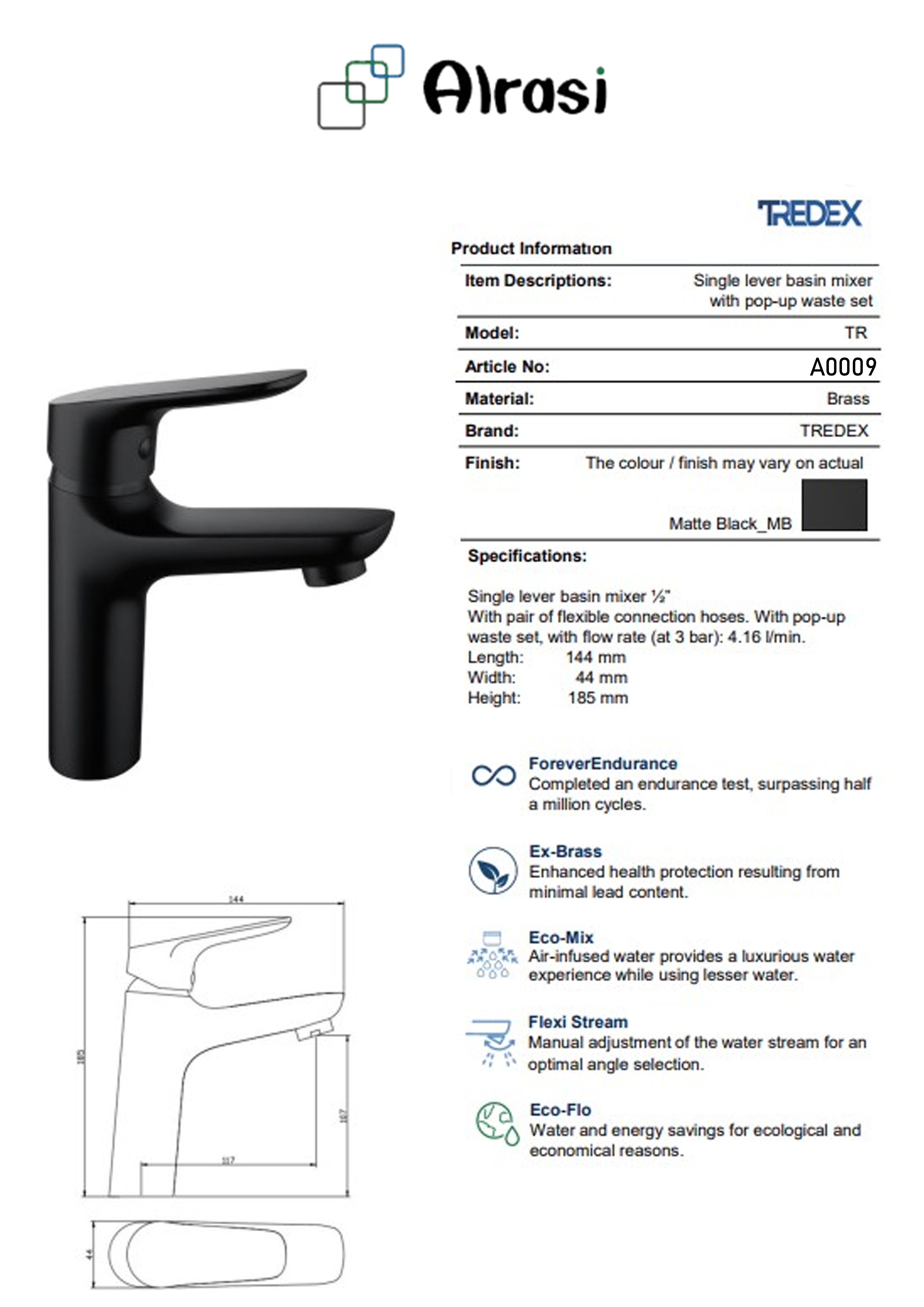 A0009As per product information