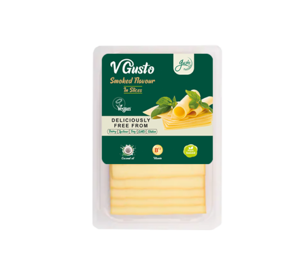 جبن نباتي شرائح بنكهة مدخنة 200 غرام