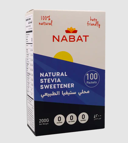 محلى ستيفيا طبيعية 100 ظرف