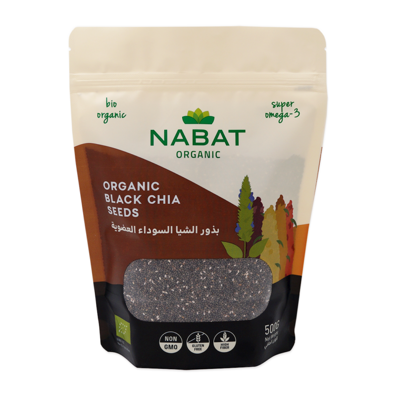 بذور الشيا العضوية من Nabat Organic 500g