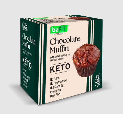 مافن كيك كيتو بالشوكولاته صحي 60 غرام