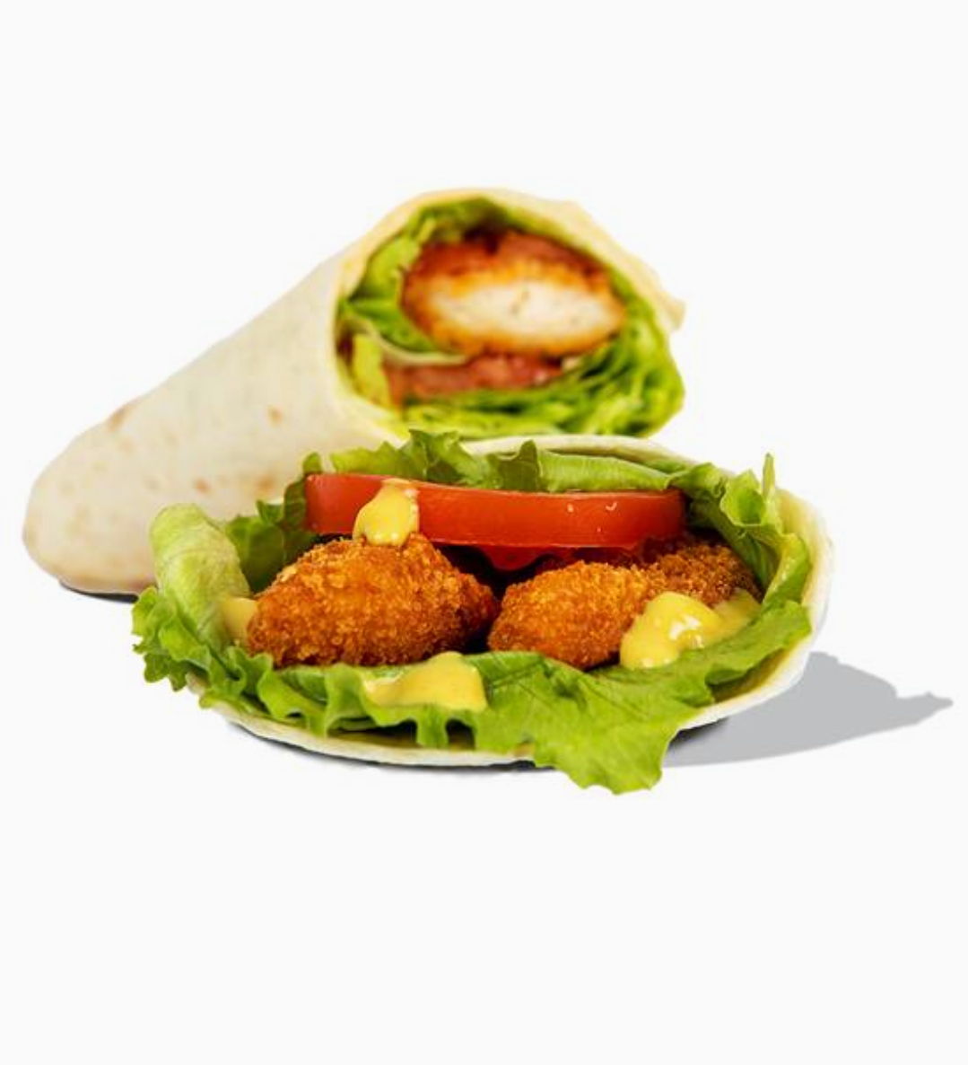Honey-mustard Chick'n wrap