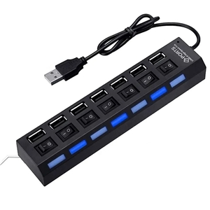 محور USB (7 منافذ)