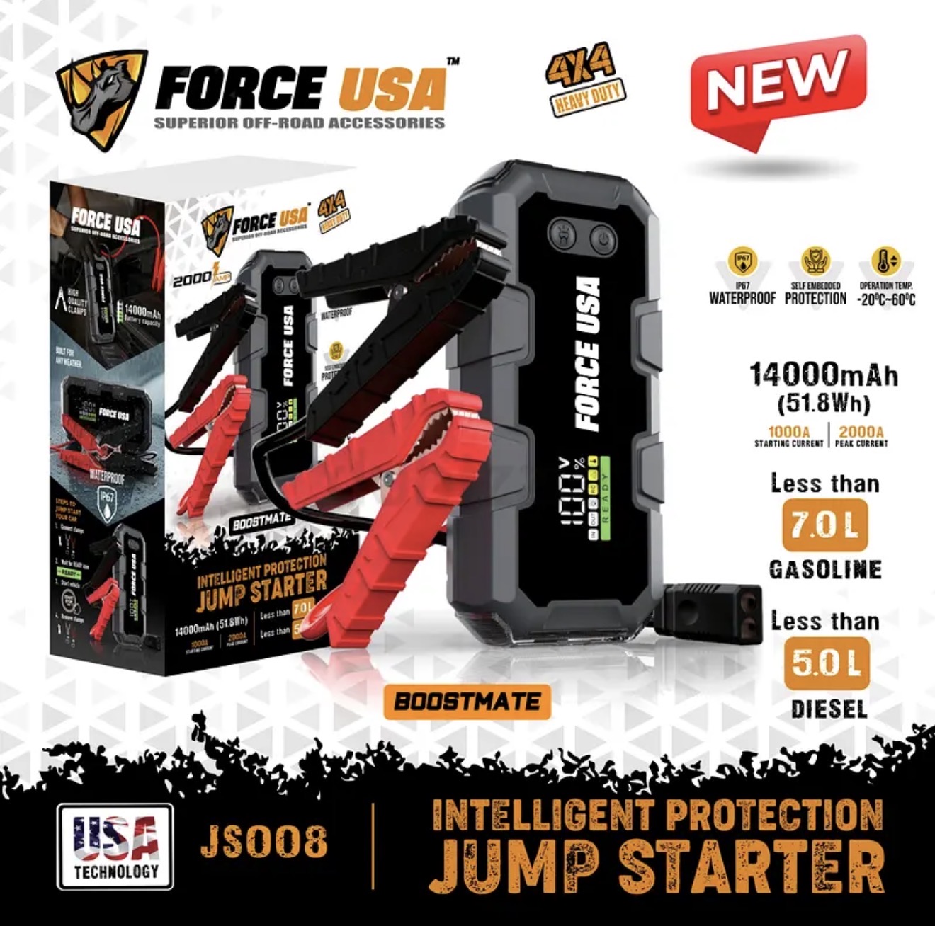 جامب ستارت FORCE USA