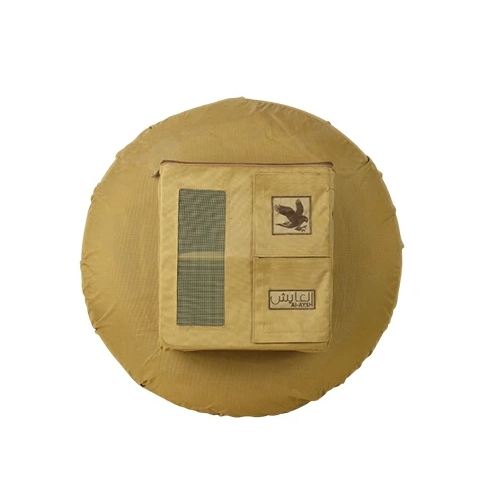 غطاء تاير خلفي مع قفص طيور العايش