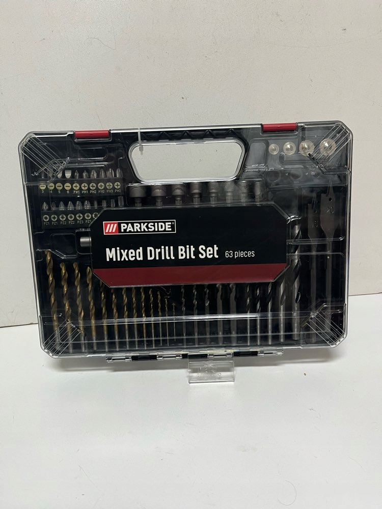 Parkside Mixed Drill Bit Set 63 Pcs