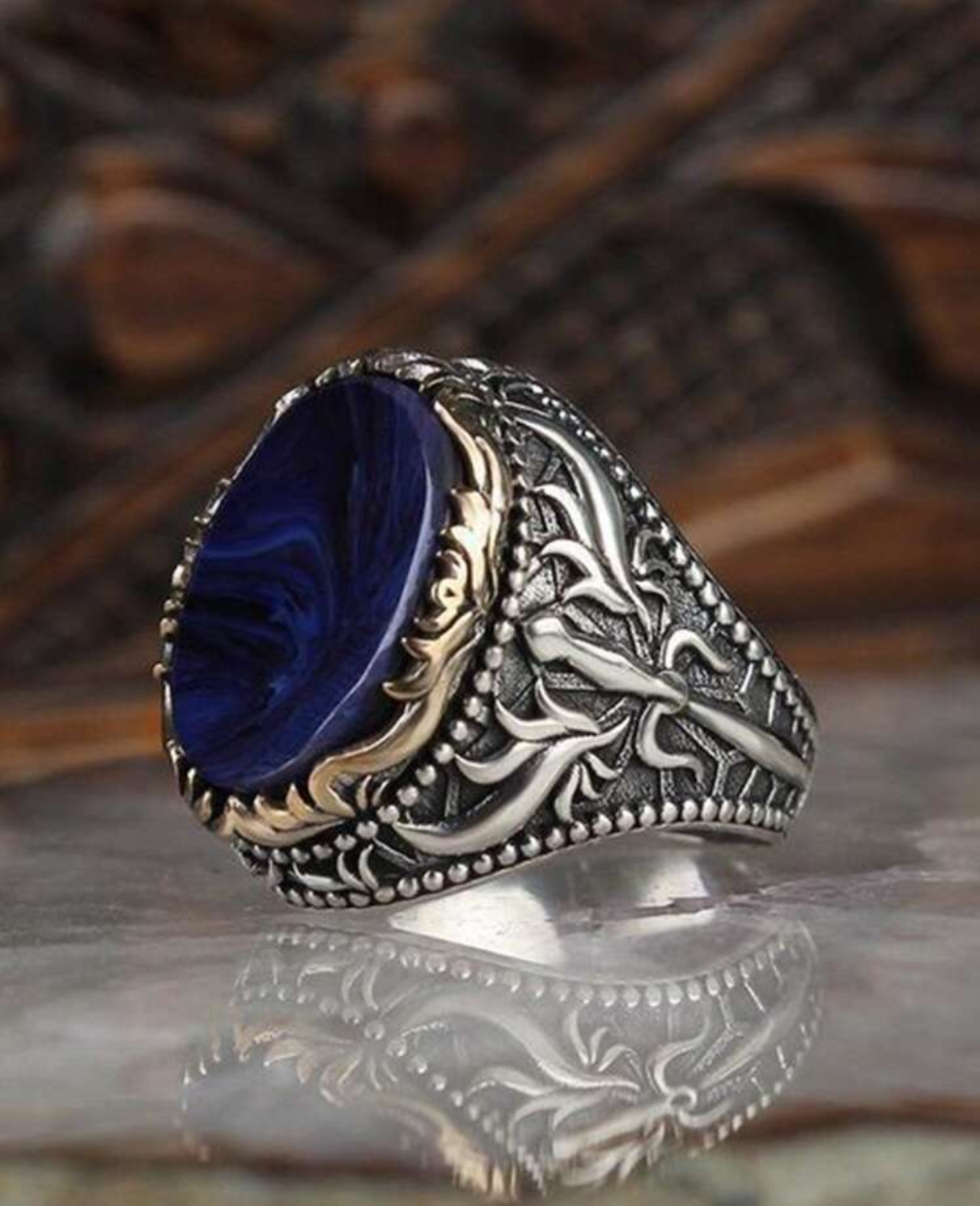 خاتم رجالي أوروبي