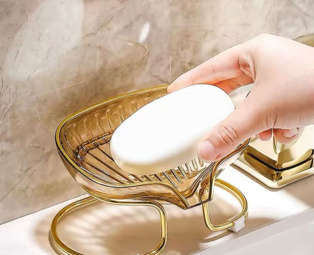 حاملة صابون اكرلك(ذهبي)