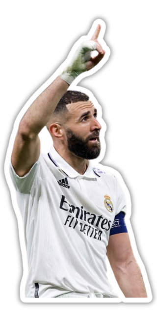ستيكر بنزيما 2 ريال مدريد
