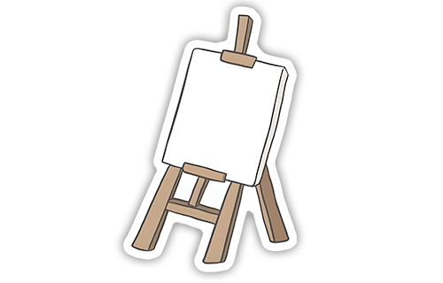 ستيكر بورد رسم