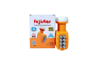 Fujistar UHD 4K UNIVERSAL LNB 8 POINT جودة عالية 3DB. FJ-8100 Du