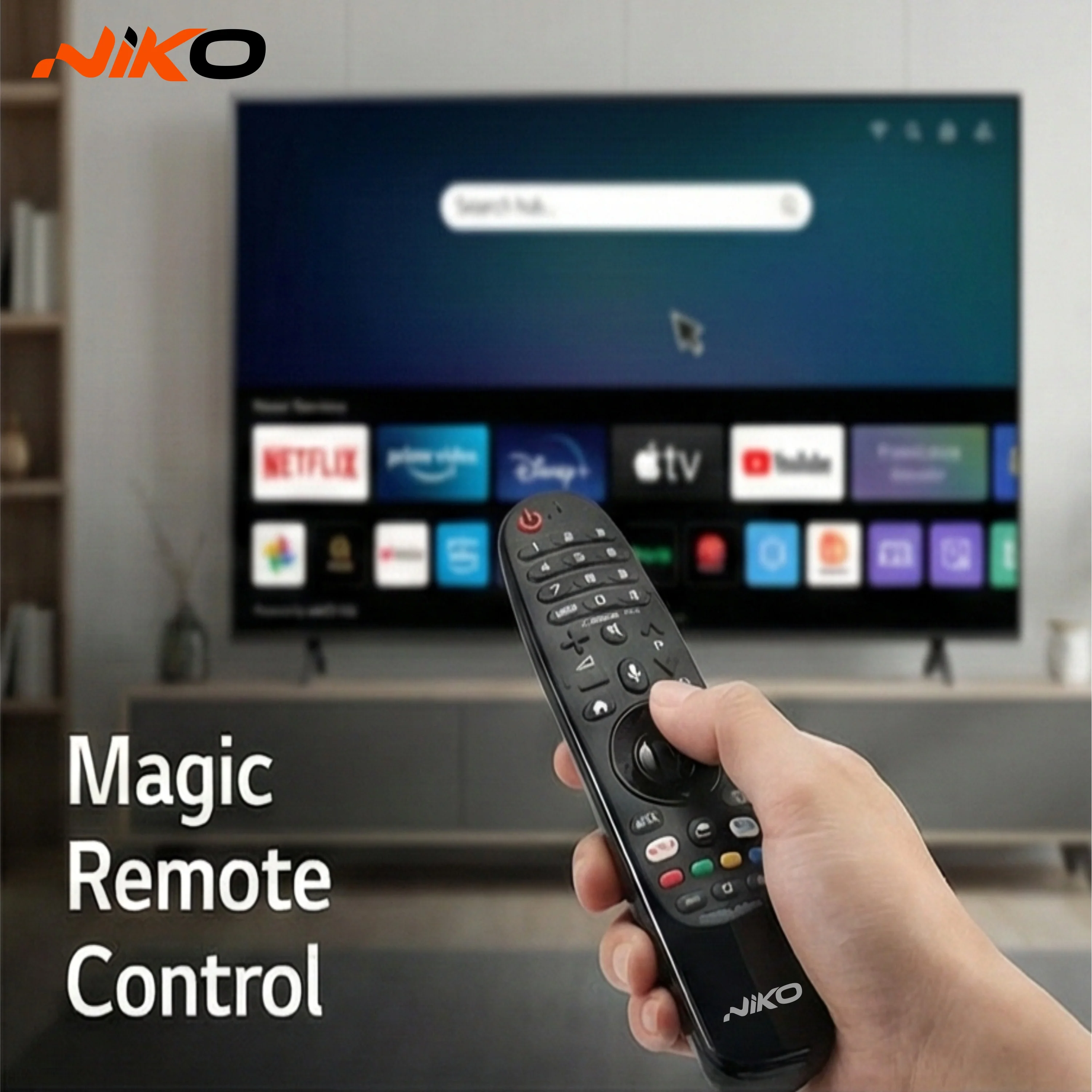 تلفزيون نيكو الذكي 50 بوصة بدقة 4K QLEDنظام webOS LG